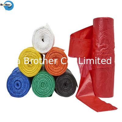 Supplier HDPE LDPE Heavy Duty Customized Kitchen Tie Handle Plastic Garbage Bag