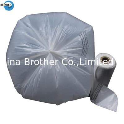 Supplier HDPE LDPE Heavy Duty Customized Kitchen Tie Handle Plastic Garbage Bag