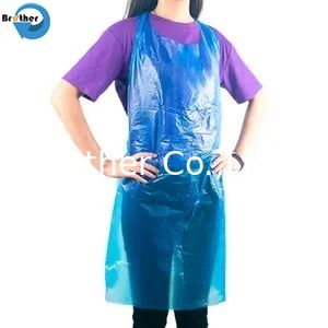 Hot Sales Wholesale Personal Protection New Clear Plastic Waterproof Disposable Aprons Cleaning Disposable PE Apron
