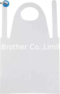 Wholesale Clear Industrial LDPE HDPE Make up Beauty Salon Cheapest Disposable Waterproof PE Plastic Apron