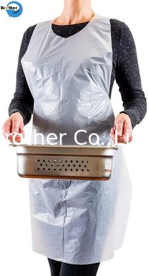 Disposable PE Apron Clear Blue Green Yellow Colors for Cleaning