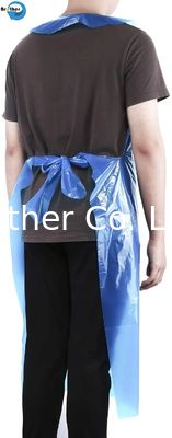 Disposable PE Apron Clear Blue Green Yellow Colors for Cleaning
