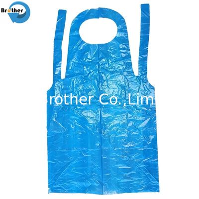 High Quality PE Apron Blue Custom Disposable Aprons for Kitchen