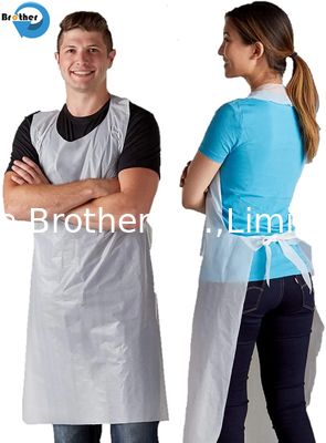 High Quality PE Apron Blue Custom Disposable Aprons for Kitchen