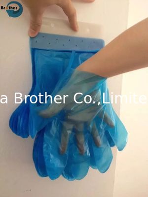 Disposable PVC Gloves for Ladies Handmade PE Material for Household Use Wholesale Disposable Hand Gloves