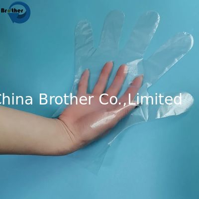 Hygienic Food-Grade Disposable PE Gloves Waterproof Safe for Food Preparation & Cleaning Boxed Packaging & Printing Product supplier