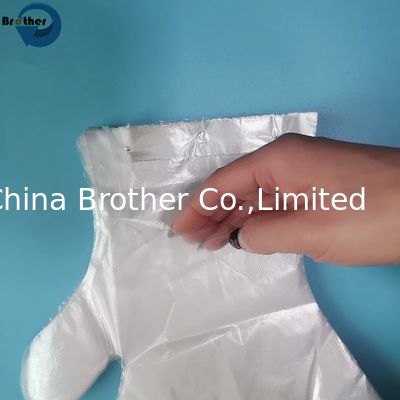 Plastic Disposable PE Gloves for Food Handling Latex-Free Powder-Free Food Grade, Eco-Friendly, Clear, Pack of 200 CPE TPE