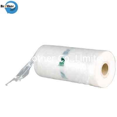 HDPE/LDPE Produce Bags on Roll Flat Seal, Bottom Star Seal, Gusset, T-Shirt Options Inner Core for Supermarket Food Storage