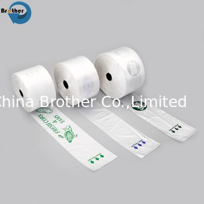 Custom Logo Storage Hand Food Pouch Plastic Produce Bag on Roll Food Storage Bag