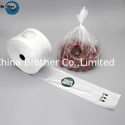 Supermarket Customize Plastic HDPE Produce Bag Roll