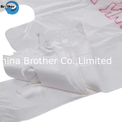 Durable Printed Logo Design LDPE HDPE Custom Thank You Plastic Shopping Bags Vest Handle Carrier Grocery Bags Plastic Bags