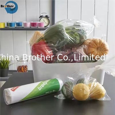 Transparent Produce Bags on Roll Food Packaging Bags Customized Size