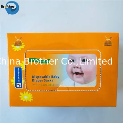 Hot Selling Manufacturers High Quality Plastic Packaging Baby Diaper Bag Nappy Collection Bag