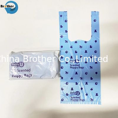 Custom Factory Direct Price OEM Disposable Baby Nappies Bags Baby Diaper Bags on Roll
