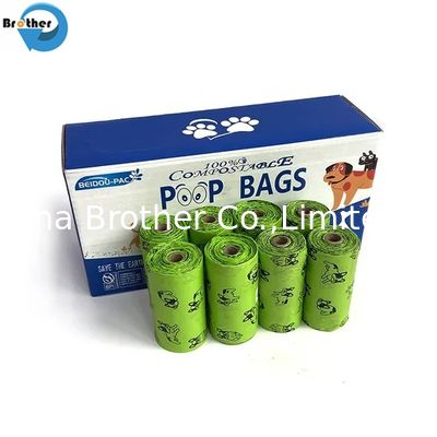Biodegradable Eco-Friendly Disposable Dog Pet Poop Waste Bags: Hot Selling & High Quality with Hanging Head or Dispenser supplier