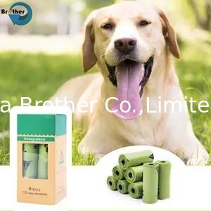 Hot Selling Eco-Friendly Disposable Biodegradable Dog Poop Bags Strong & Leakproof PE Waste Bags for Pet Owners supplier