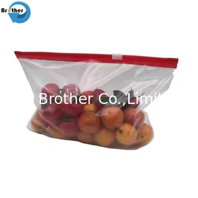 Clear Poly Ziplock Baggies for Freshness - Resealable Custom Zipper Bags for Food Storage Sandwich Bag with Zipper