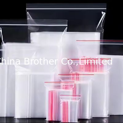 Custom Reclosable Ziplock Bag for Fresh Food Storage - Premium LDPE Zipper Bag with Gripseal Slider