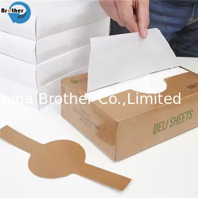 Food Wrapping Sheet Light Plastic Deli Sheet with Dispenser Box Packaging