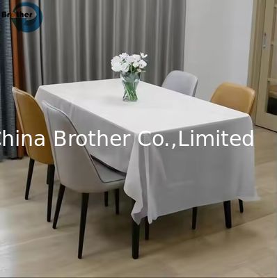 Plastic Disposable Table Cloths Covers, PE Material, Waterproof, Rectangular Heavy Duty, Custom Sizes Available, Pack of 10