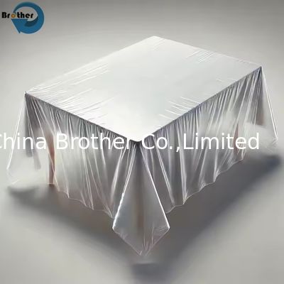 Plastic Disposable Table Cloths Covers, PE Material, Waterproof, Rectangular Heavy Duty, Custom Sizes Available, Pack of 10
