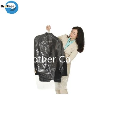 Disposable Garment Cover Bag Clear Standard Dry Cleaner Bag on Roll Printed with Safety Warning Word