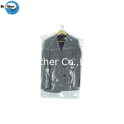 Disposable Garment Cover Bag Clear Standard Dry Cleaner Bag on Roll Printed with Safety Warning Word