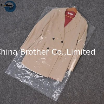 LDPE Transparent Clear Dry Cleaning Custom Printed Waterproof Plastic Garment Cover Bag