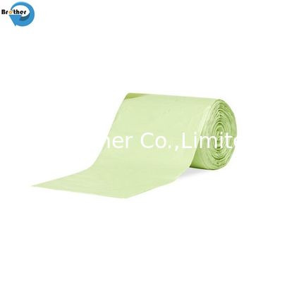 100% Biodegradable and Compostable Kitchen Waste Trash Bags on Roll Corn Starch Disposal Garbage Bags Match to En13432