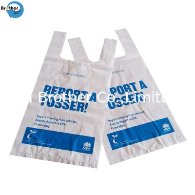 Eco Friendly 100% Biodegradable Plastic Shopping Corn Starch Compostable Bags with En13432/ASTM-D6400 Standard Pbat/PLA TUV Ok