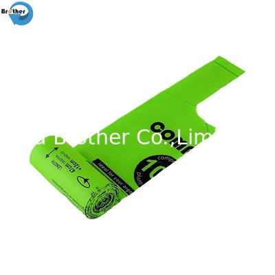 Biodegradable/Compostabe Vest Shopping Bag/Trush Bags/Mailing Bags/Flat Bags/Zip-Lock Bags/Clothes Bags/Garbage Bags En 13432 Standard with TUV