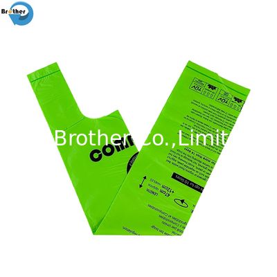 Certified 100%Friendly Corn Starch Compostable Biodegradable Pet Dog Poop Waste Trash Bag with Own Brand