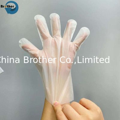 100% Biodegradable Transparent Disposable Waterproof Household Compostable Gloves Food Grade for Food Safety