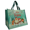 Foldable Recyclable Plastic Printed Tote Carry Handle Plastic Shopping Bag supplier