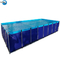 plastic pvc collapsible round frame folding eco-friendly movable fish tank for fish farming supplier
