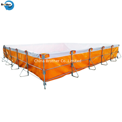 Hot sell waterproof sunscreen rectangular live fish farming tank pond supplier