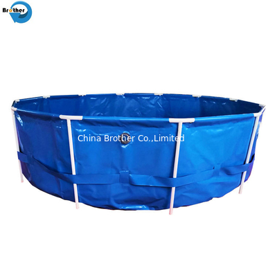 Hot sell waterproof sunscreen rectangular live fish farming tank pond supplier