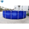 Tarpaulin pond foldable plastic round tank tarpoline fish tank tarpaulin pond fish farming tank supplier