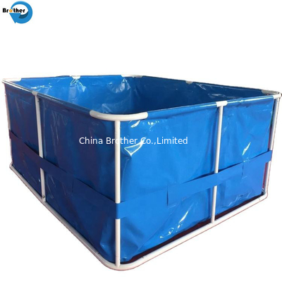 Factory direct galvanized steel pvc canvas fish pond supplier