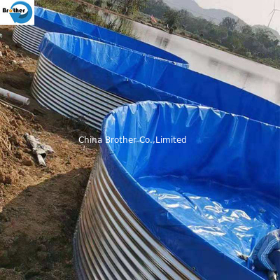 Large water storage equipment PVC material Flexible Frame water Tank supplier