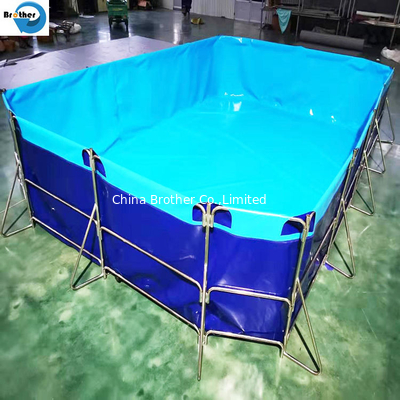 High strength plastic fish farm tank for fish keeping supplier