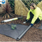 Black PP Ground Cover Weed Control Mat Landscape Fabric with Green Strip 100GSM supplier