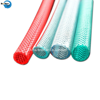 Non Kink Flexible Fiber Braided Reinforced PVC Garden Water Tube Pipe Hose for Irrigation supplier