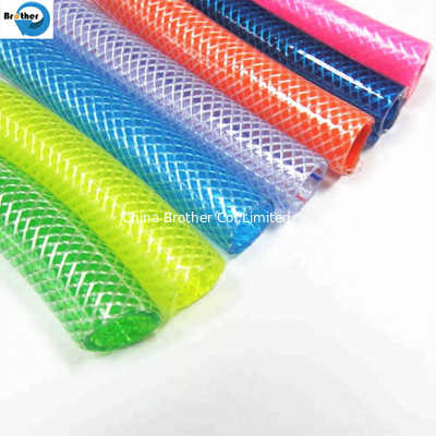 Direct factory good quality colorful pvc high pressure reinforced fiber hose supplier