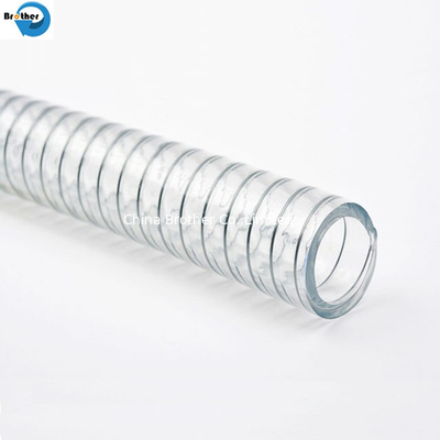 Transparent/Clear Food Grade PVC Steel Wire Reinforced Suction Hose supplier