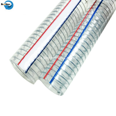 3/8 Inch to 6 Inch Clear Rigid PVC Steel Wire Reinforced Tube PVC Hose of Weifang China Manufacturer supplier