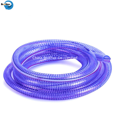 Industrial PVC Spiral Steel Wire Reinforced Water/Air/Rubber/Suction/Garden Hoses supplier