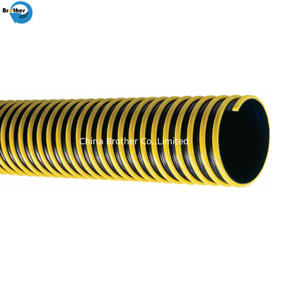 Flexible Corrugated Water Pump Helix Spiral Vacuum 6 8 10 Inch PVC Suction Hose supplier