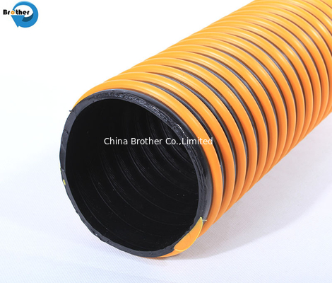 Flexible Corrugated Water Pump Helix Spiral Vacuum 6 8 10 Inch PVC Suction Hose supplier