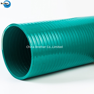 Flexible Corrugated Water Pump Helix Spiral Vacuum 6 8 10 Inch PVC Suction Hose supplier